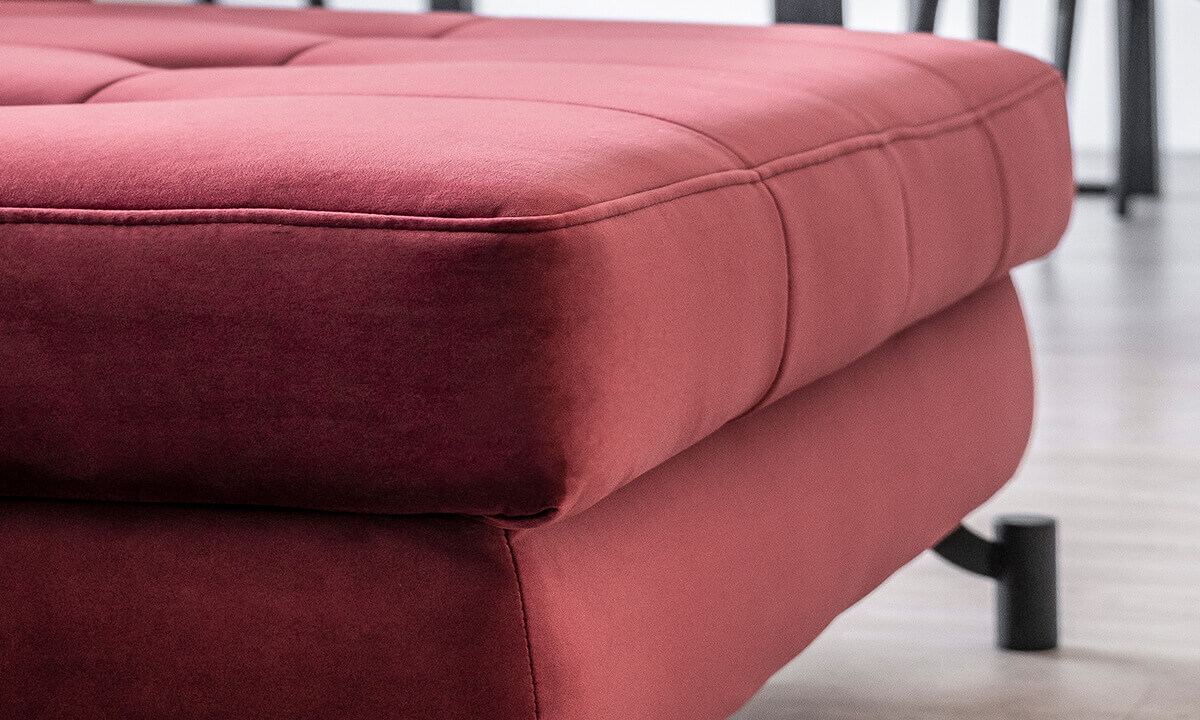 L-Shaped Upholstered Corner Sofa Bed with Storage Lorelle