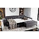 L-Shaped Upholstered Corner Sofa Bed Solange