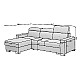 Fresia L-Shaped Corner Sofa Bed