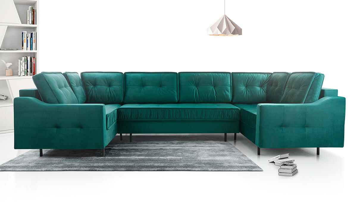 Akita U-shape Corner Sofa Bed