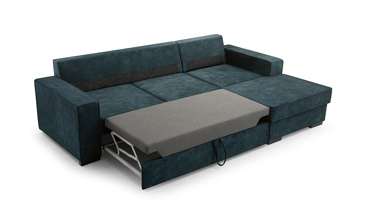 Lupi L-Shaped Corner Sofa Bed