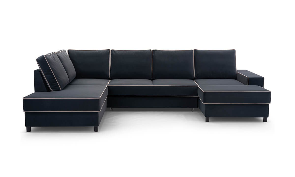 Oxana U-shape Corner Sofa Bed