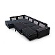 Oxana U-shape Corner Sofa Bed