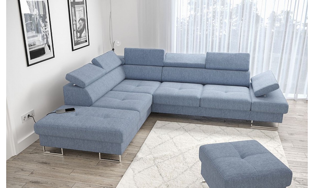 Galaxy Modern Corner Sofa