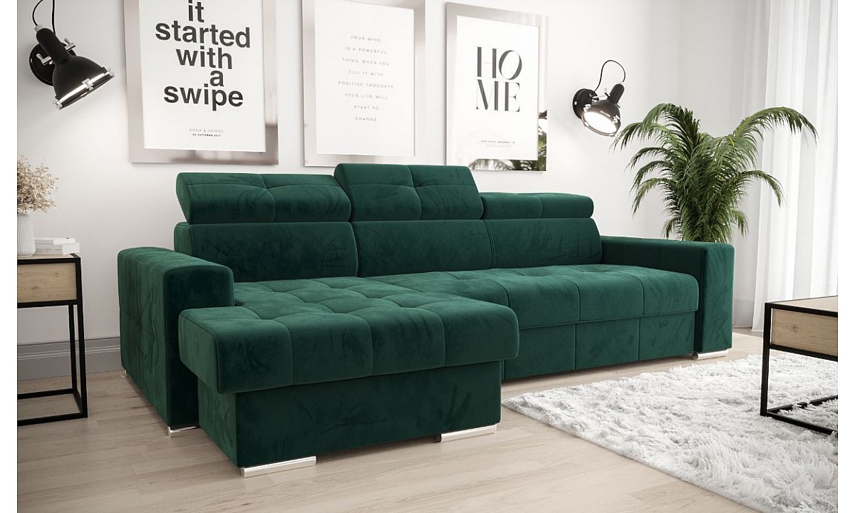 Margo L Shaped Corner Sofa Bed