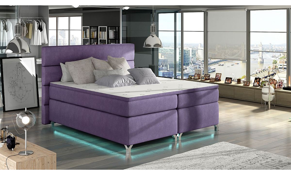 Box Spring EU King Size 5ft3 Bed AMADEO 