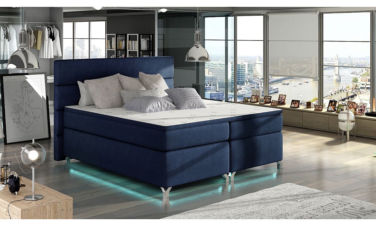 Box Spring EU King Size 5ft3 Bed AMADEO 