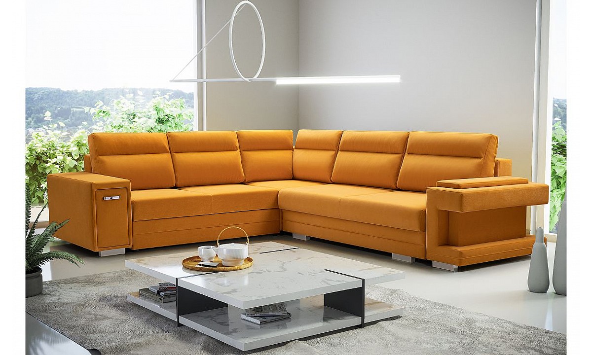 A2 - Modern Corner Sofa Bed