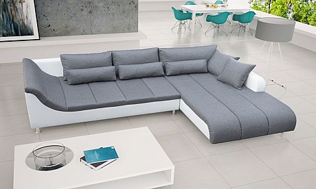 L-Shaped Upholstered Corner Sofa Axe