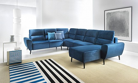U-Shaped Corner Sofa Bed with Storage Bosco U