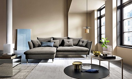 Glam L-Shaped Sofa Corner