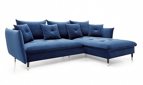 Glam L-Shaped Sofa Corner