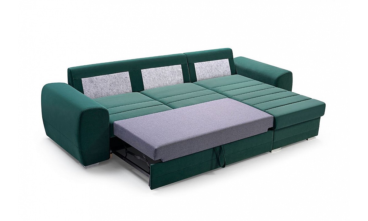 KIRI L-shape Modern Corner Sofa Bed