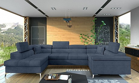 U-Shaped Corner Sofa Bed Thiago
