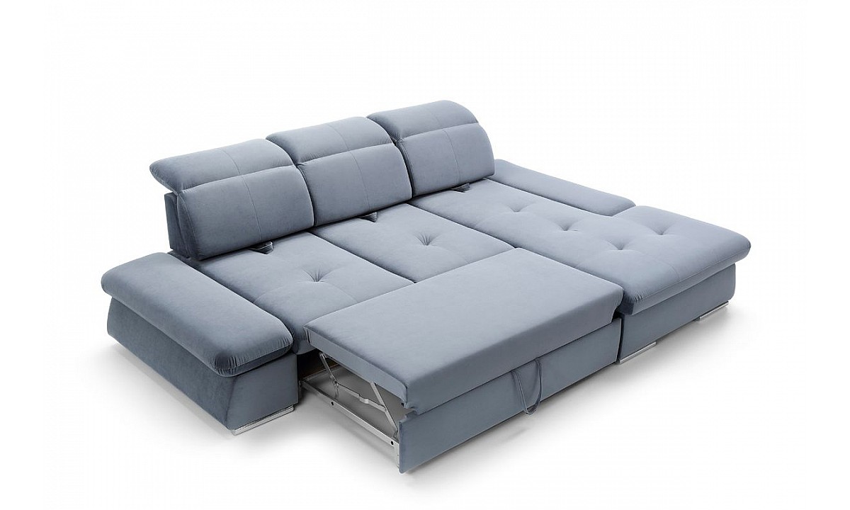 Focus L-shape Modern Corner Sofa Bed