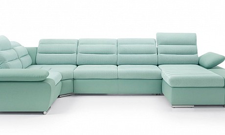 U-Shaped Upholstered Sofa Be Korfu III