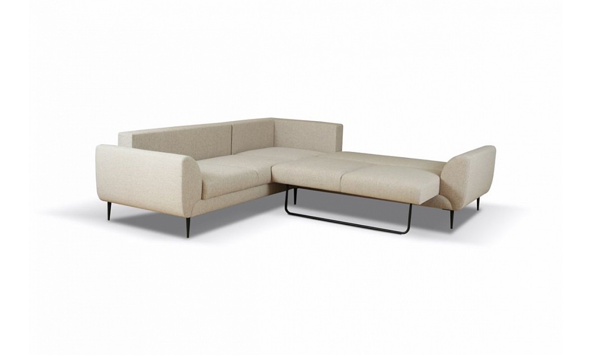 Quattro L-shape Modern Corner Sofa Bed