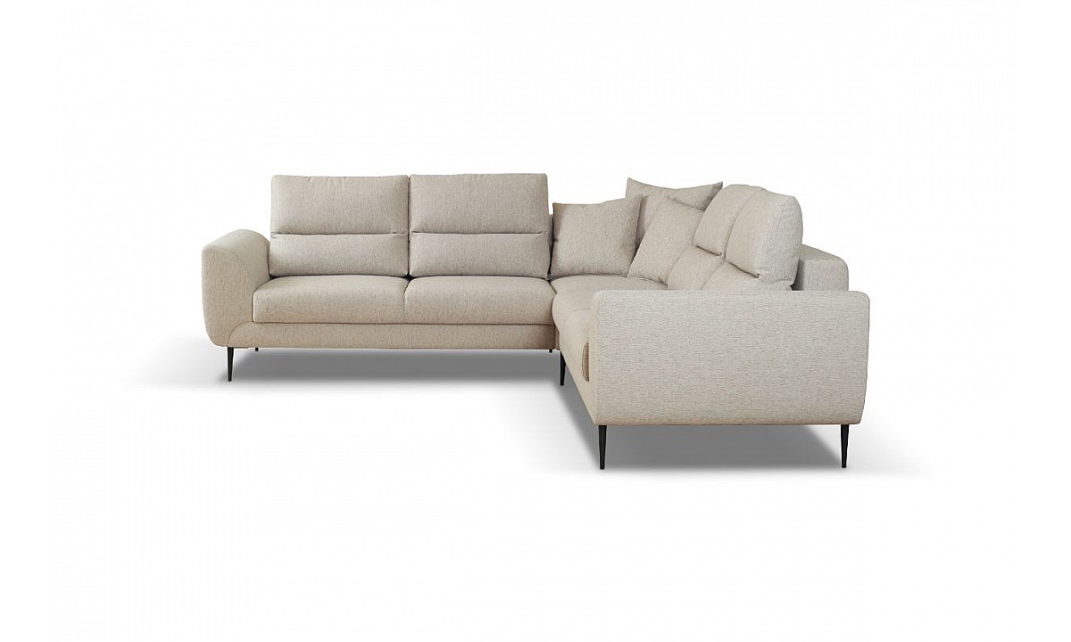 Quattro L-shape Modern Corner Sofa Bed