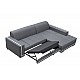 MARTIN L-shape Modern Corner Sofa Bed
