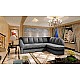 L-Shaped Corner Sofa Bed with Storage BENANO