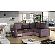 L-Shaped Upholstered Corner Sofa Bed with Storage CORONA