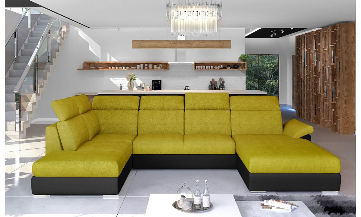 U-Shaped Fabric Corner Sofa EVANELL U-Shaped Fabric Corner Sofa EVANELL