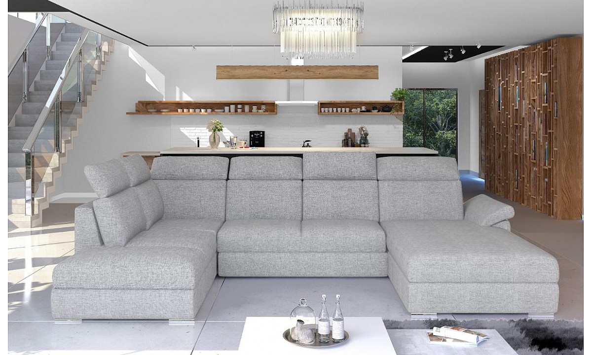 U-Shaped Fabric Corner Sofa EVANELL U-Shaped Fabric Corner Sofa EVANELL