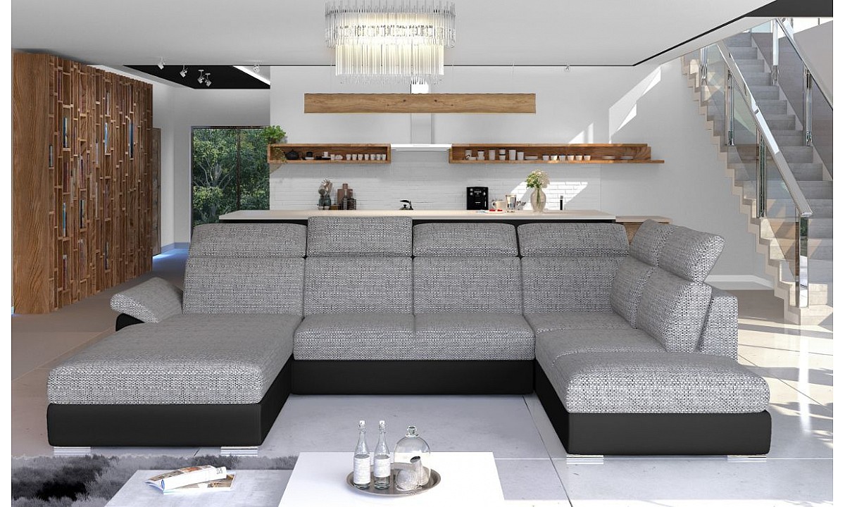 U-Shaped Fabric Corner Sofa EVANELL U-Shaped Fabric Corner Sofa EVANELL