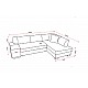 Minimalist Upholstered Corner Sofa Bed with Storage FABIO Minimalist Upholstered Corner Sofa Bed with Storage FABIO
