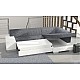 Minimalist Upholstered Corner Sofa Bed with Storage FABIO Minimalist Upholstered Corner Sofa Bed with Storage FABIO