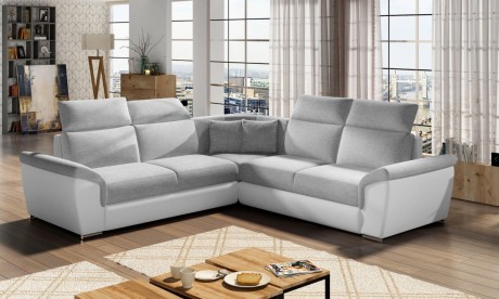 L-Shaped Corner Sofa Sleeping Function FEDERICO