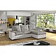 Modern Upholstered Corner Sofa Bed with Storage LUSSO