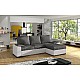 Modern Upholstered Corner Sofa Bed with Storage LUSSO