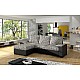 Modern Upholstered Corner Sofa Bed with Storage LUSSO