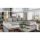 U-Shaped Upholstered Sofa Bed with Storage MARINO