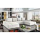 U-Shaped Upholstered Sofa Bed with Storage MARINO