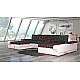 U-Shaped Upholstered Sofa Bed with Storage MARINO