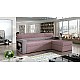 L-Shaped Corner Sofa Bed with Storage RICO