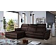 L-Shaped Upholstered Corner Sofa Sleeping Function TREVISCO