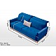 Sofa Bed with Storage Azja 