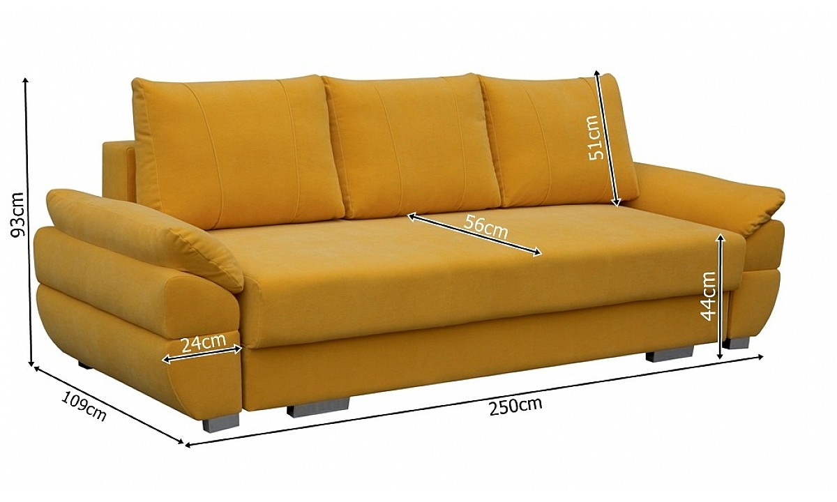 Sofa Bed with Storage BENITA
