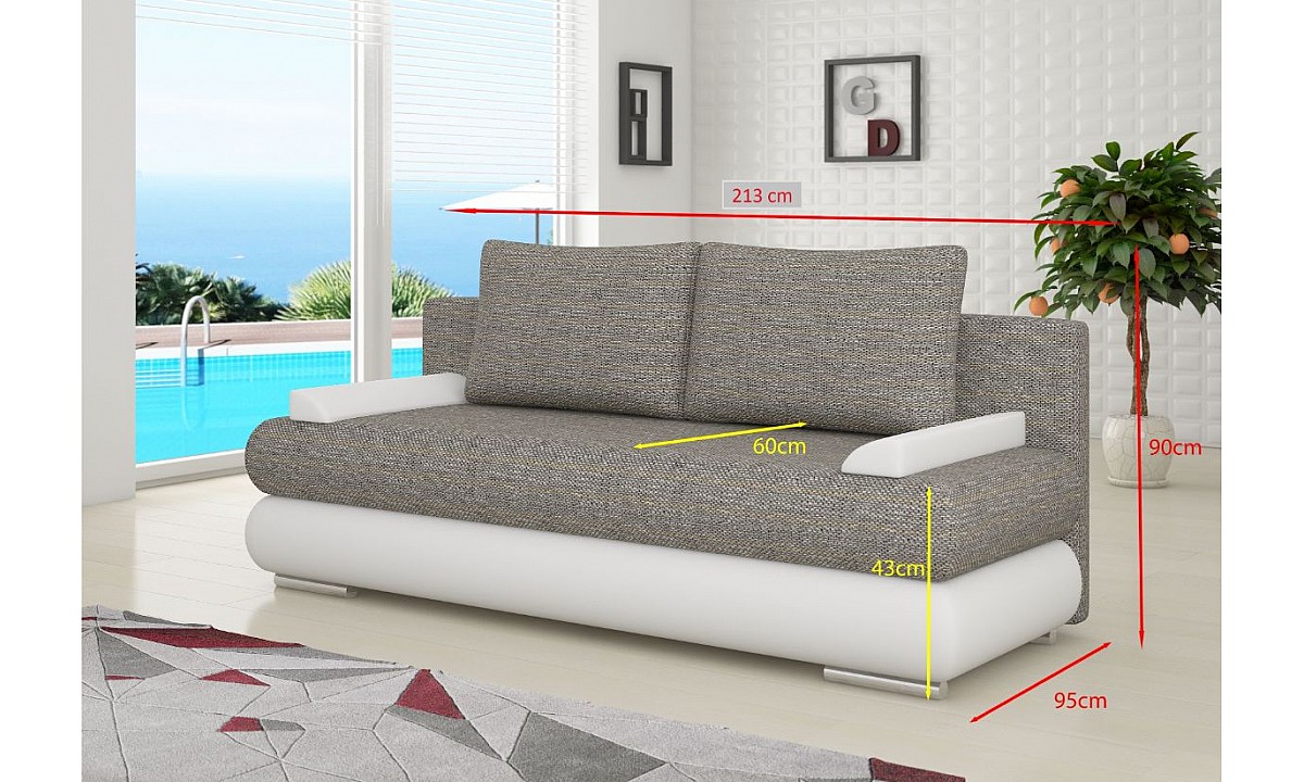 Sofa Bed with Storage MILO