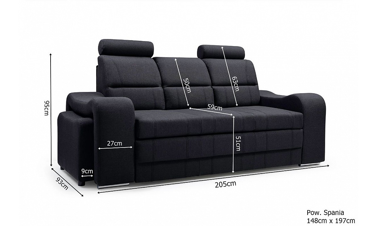 Sofa Bed with Storage Wenus