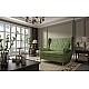 Sofa 2-Seater Wingback Chair Tufted Back AROS