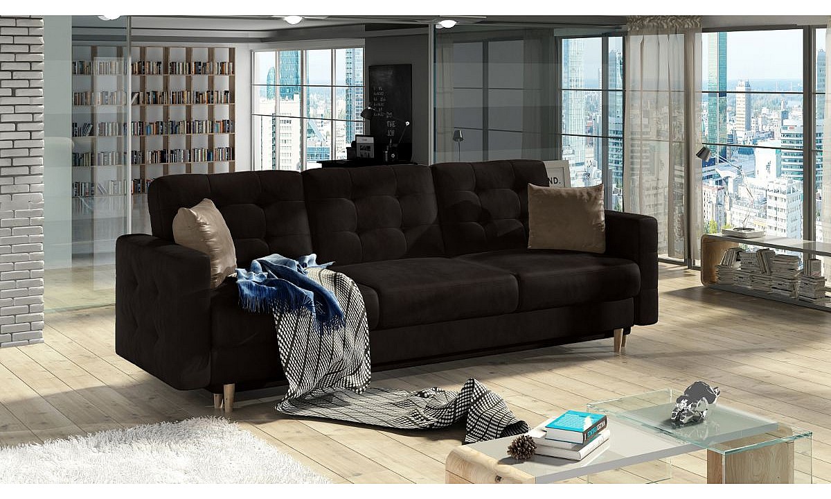 3-Seater Sofa Bed with Storage ASGARD
