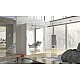 2-Door Mirrored Sliding Wardrobe BIANCO